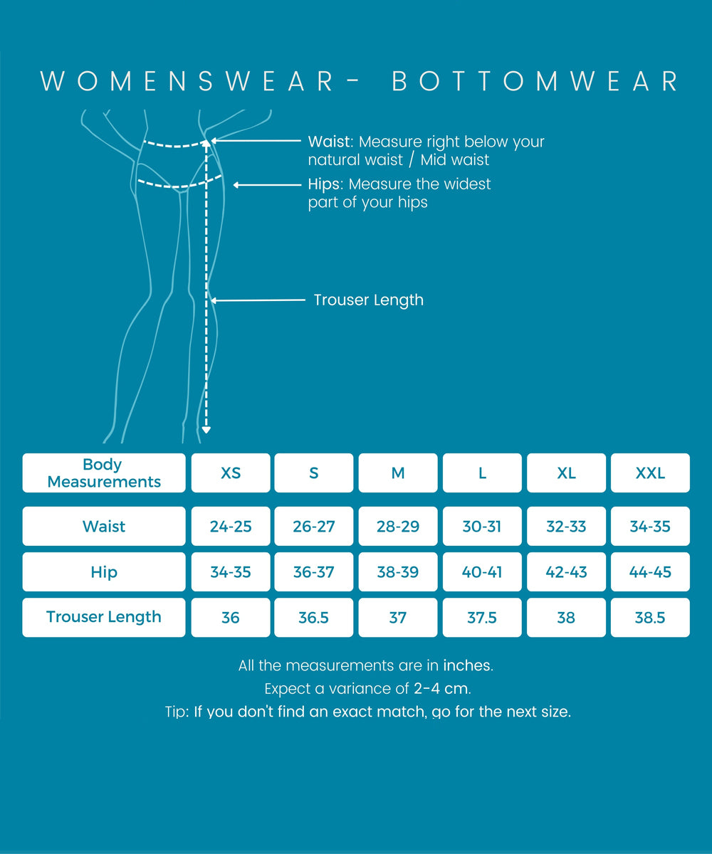 Blue handwoven linen trousers