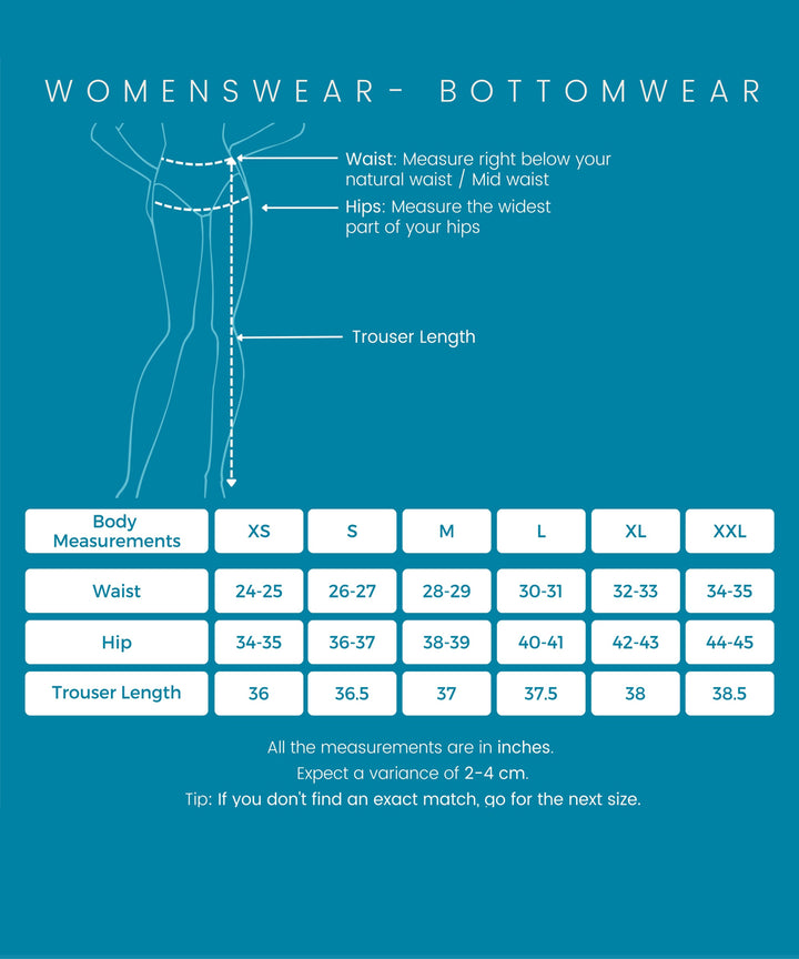 Blue handwoven linen trousers