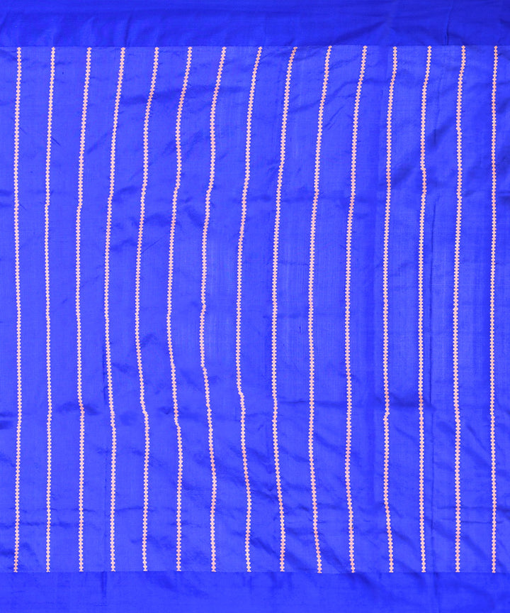 Pink blue dual tone silk handwoven banarasi saree
