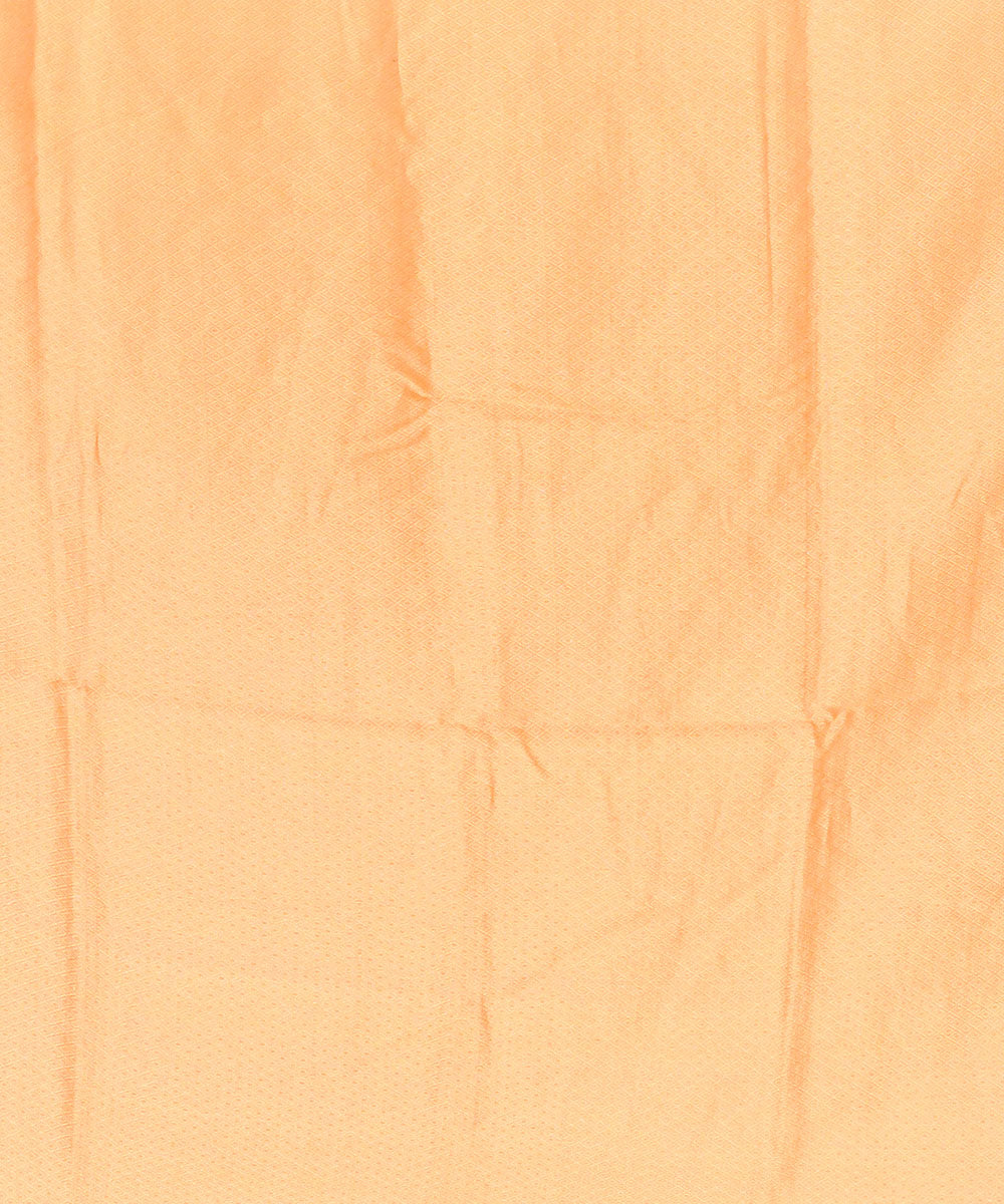 Golden brown silk handwoven banarasi saree