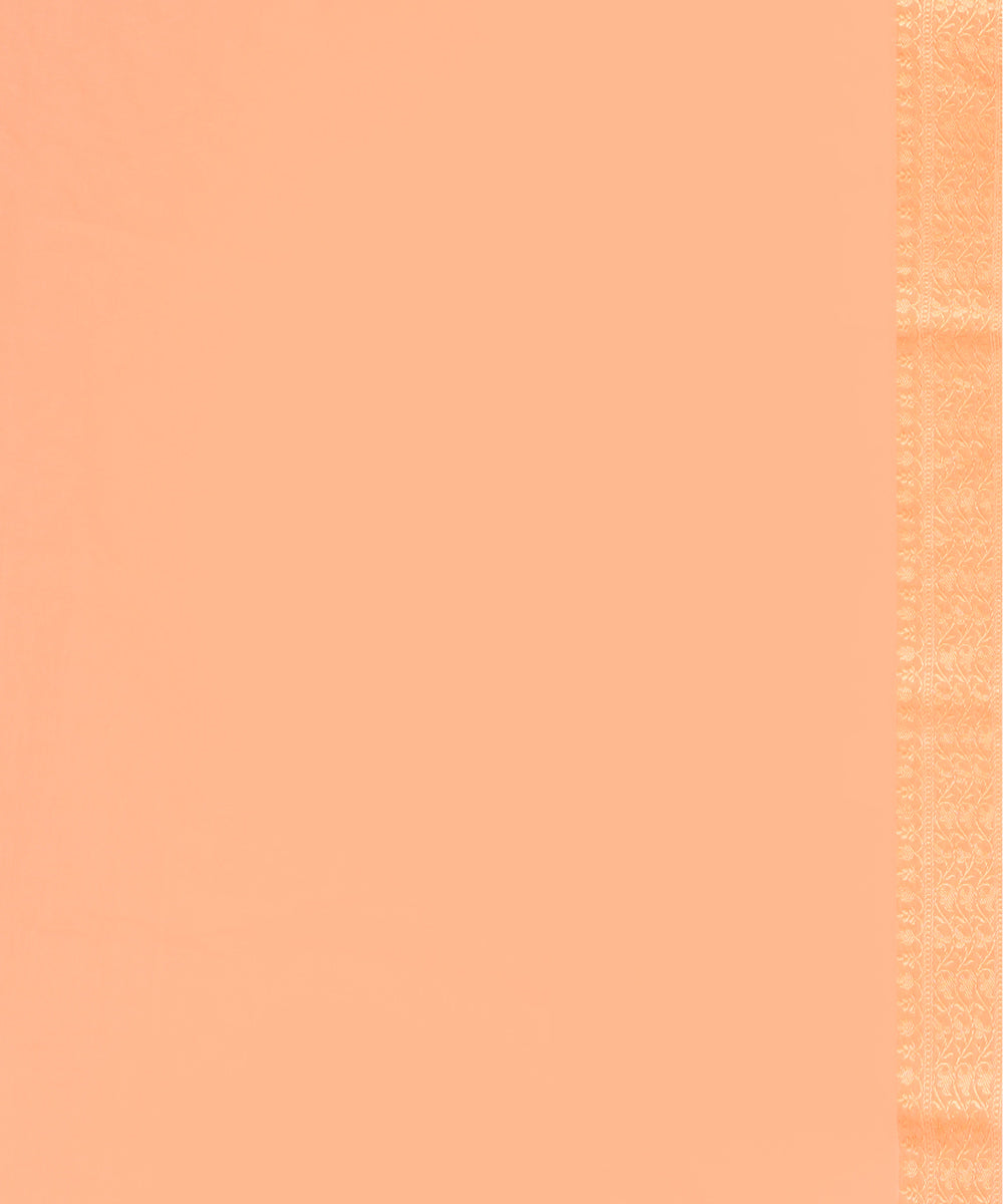 Organza pink silk handwoven banarasi saree