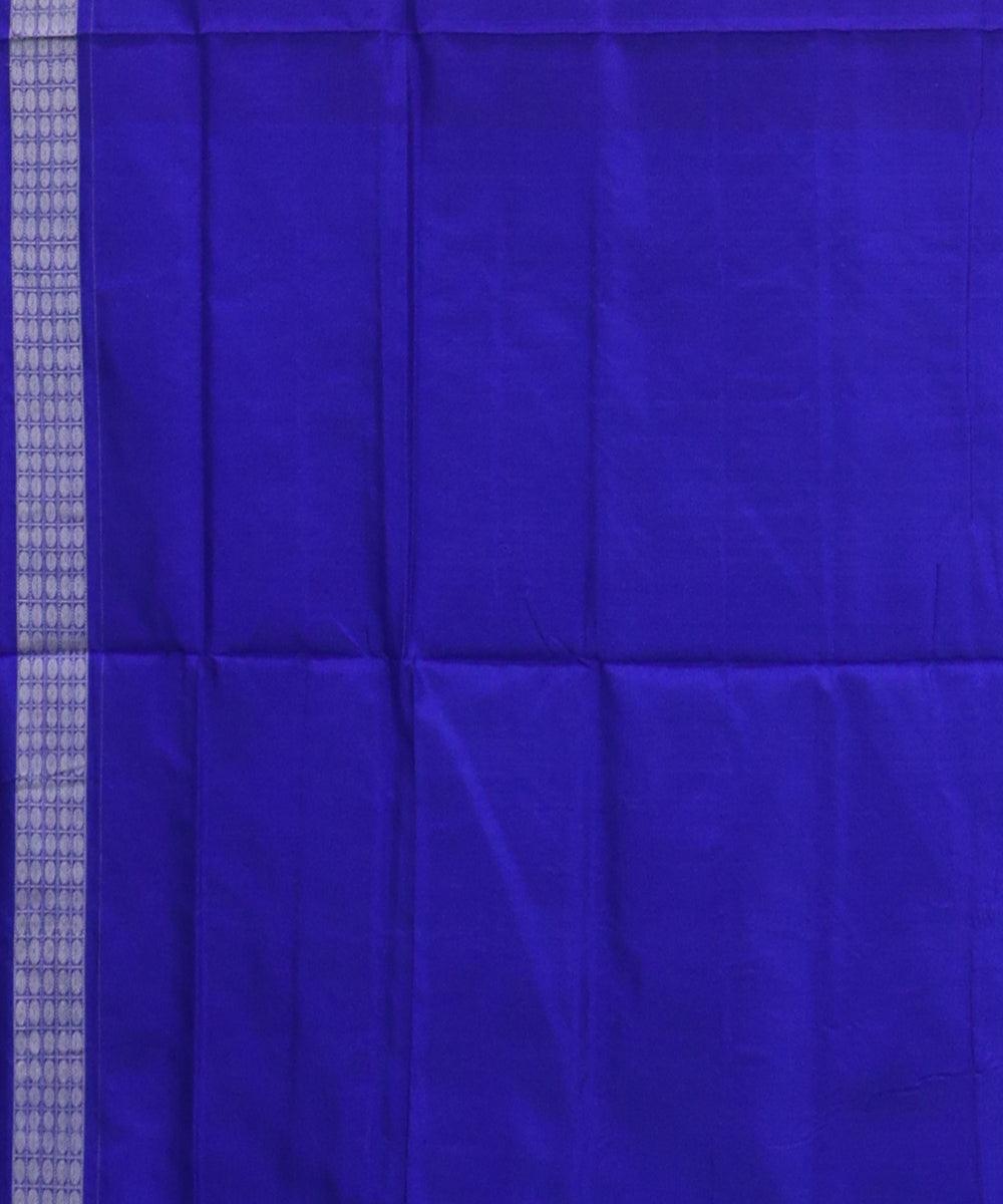 Viridian green multicolor silk handwoven sambalpuri saree
