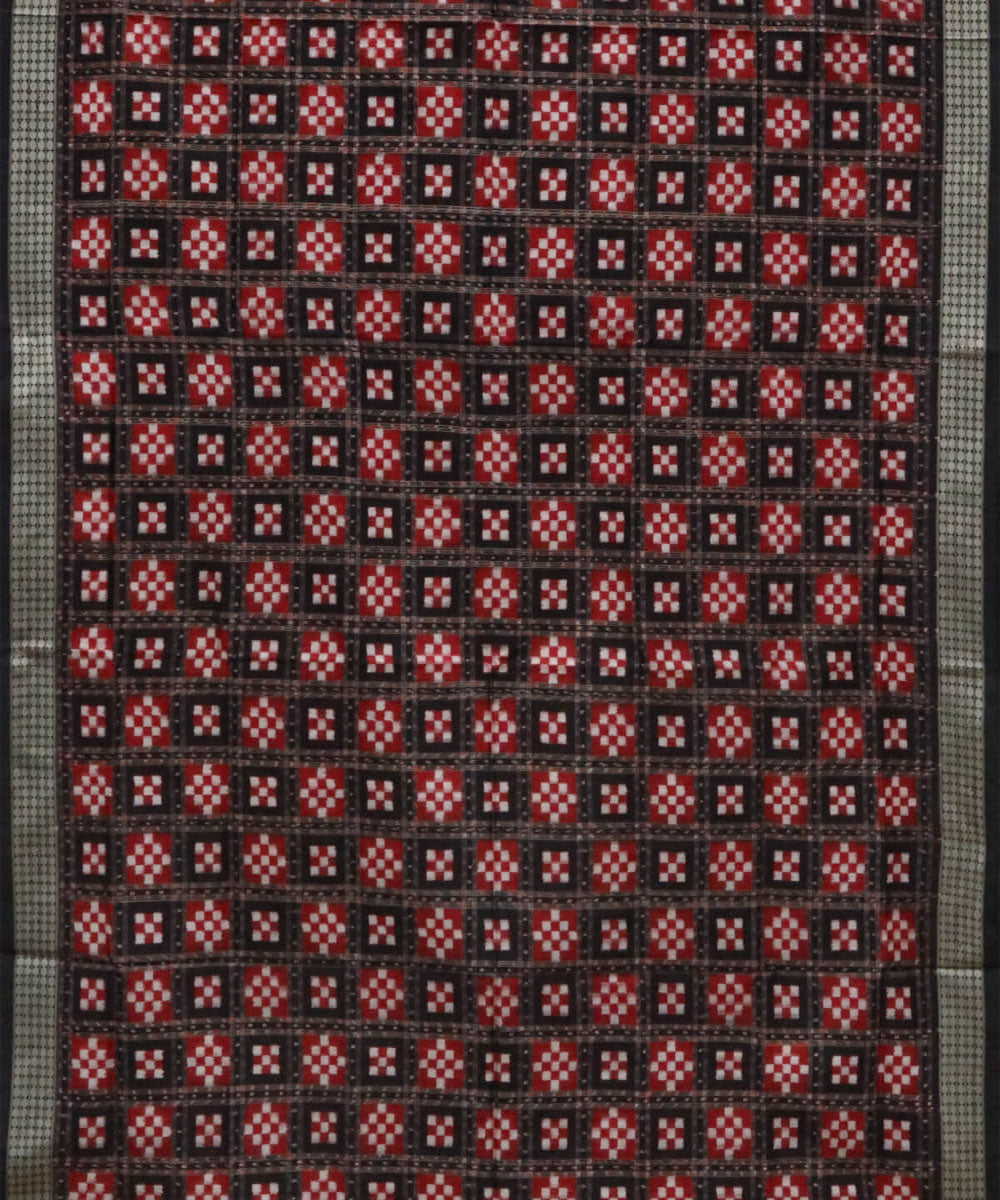 Black silk handwoven pasapalli sambalpuri saree