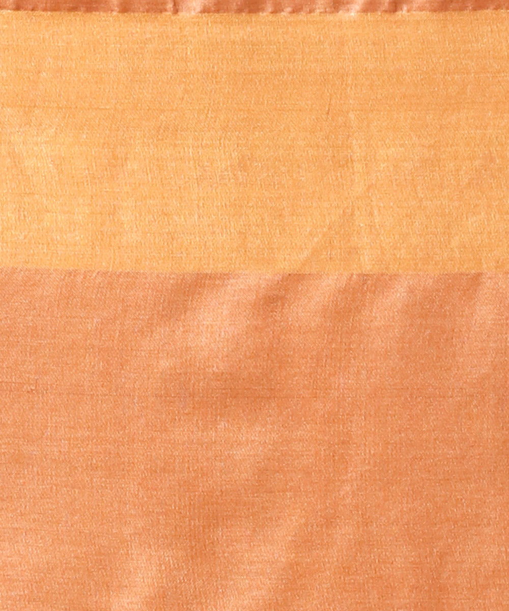 Copper chhattisgarh handloom tussar silk saree