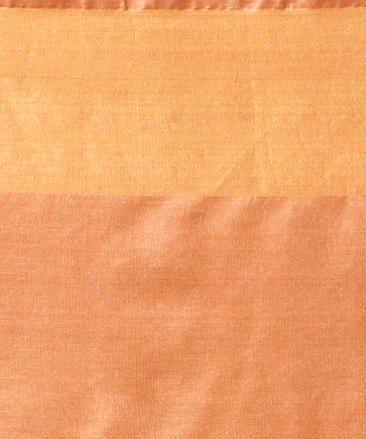 Copper chhattisgarh handloom tussar silk saree