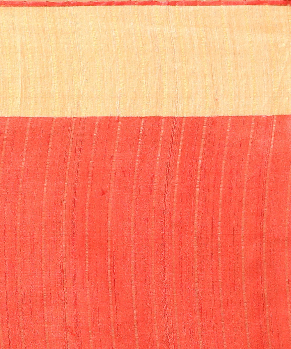 Natural chhattisgarh handloom tussar silk saree