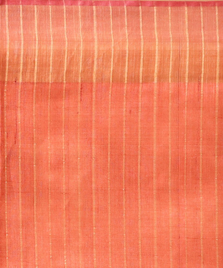 Kosa red chhattisgarh handloom tussar silk saree