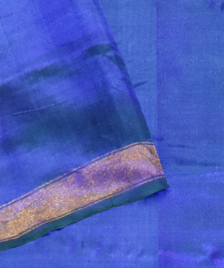 Indigo silk handloom patola saree