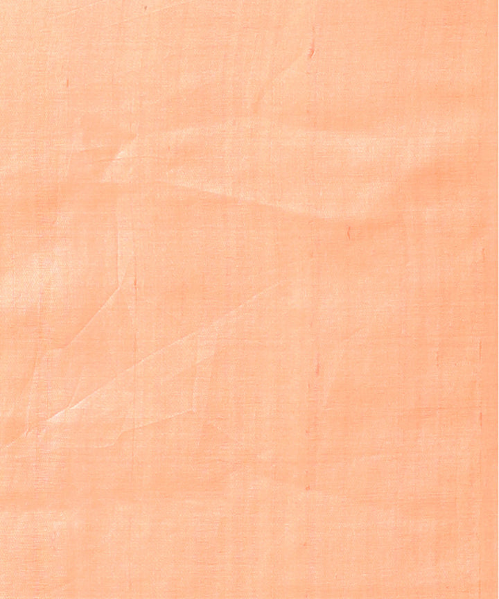 Peach pink chhattisgarh handloom tussar silk saree