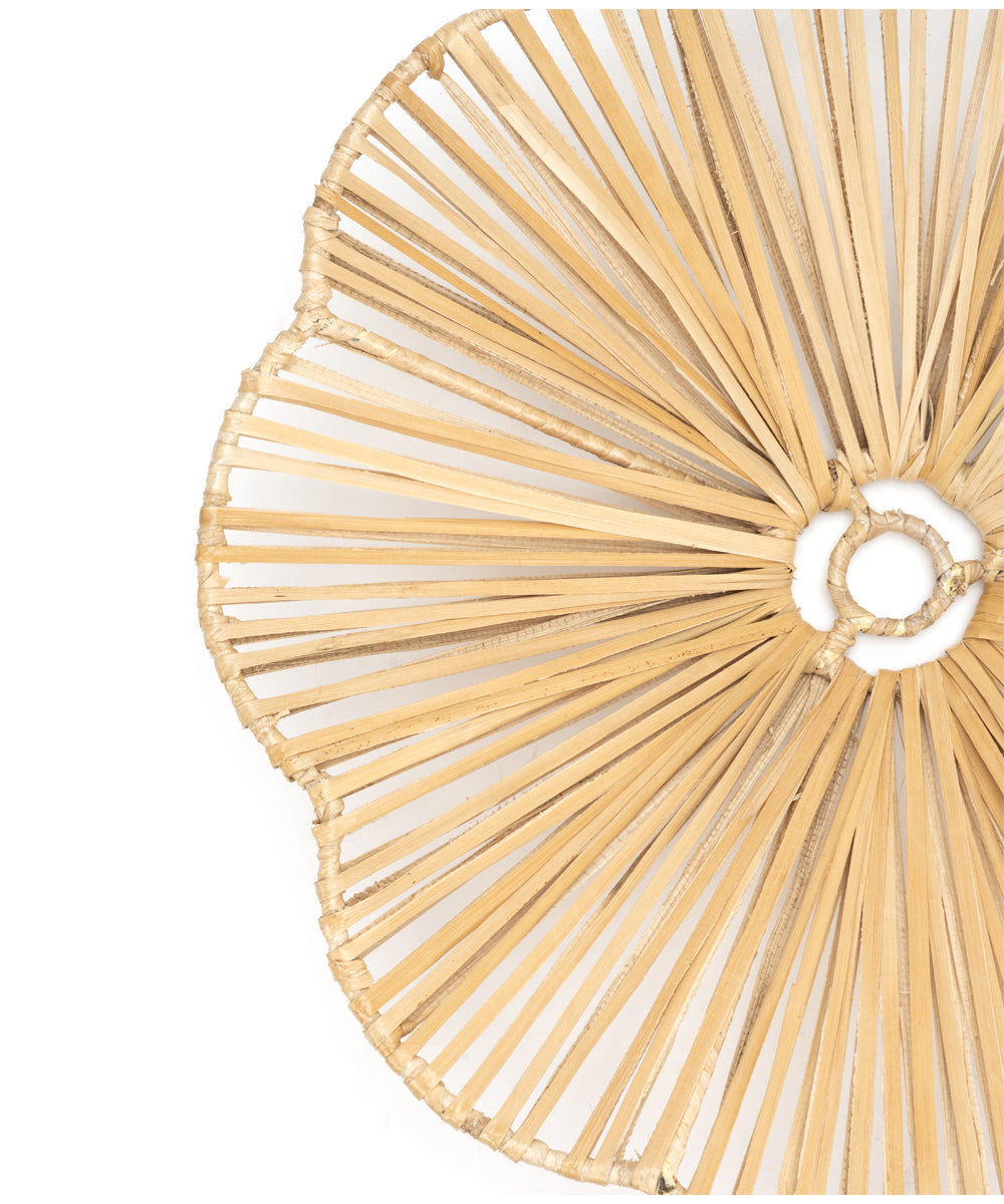 Petal handcrafted Banana Bark Lampshade - Medium