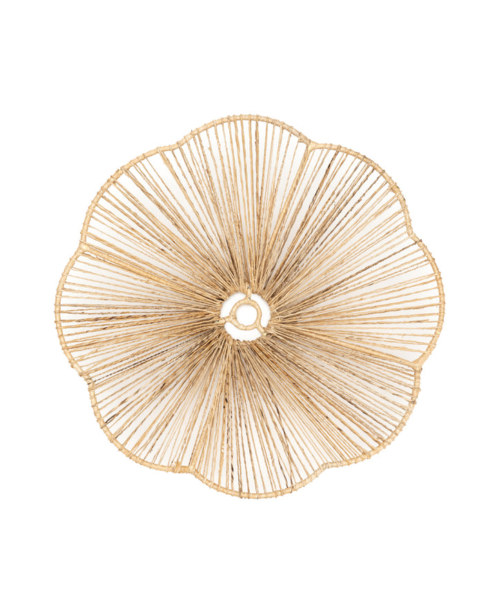 Petal handcrafted Banana Bark Lampshade - Large