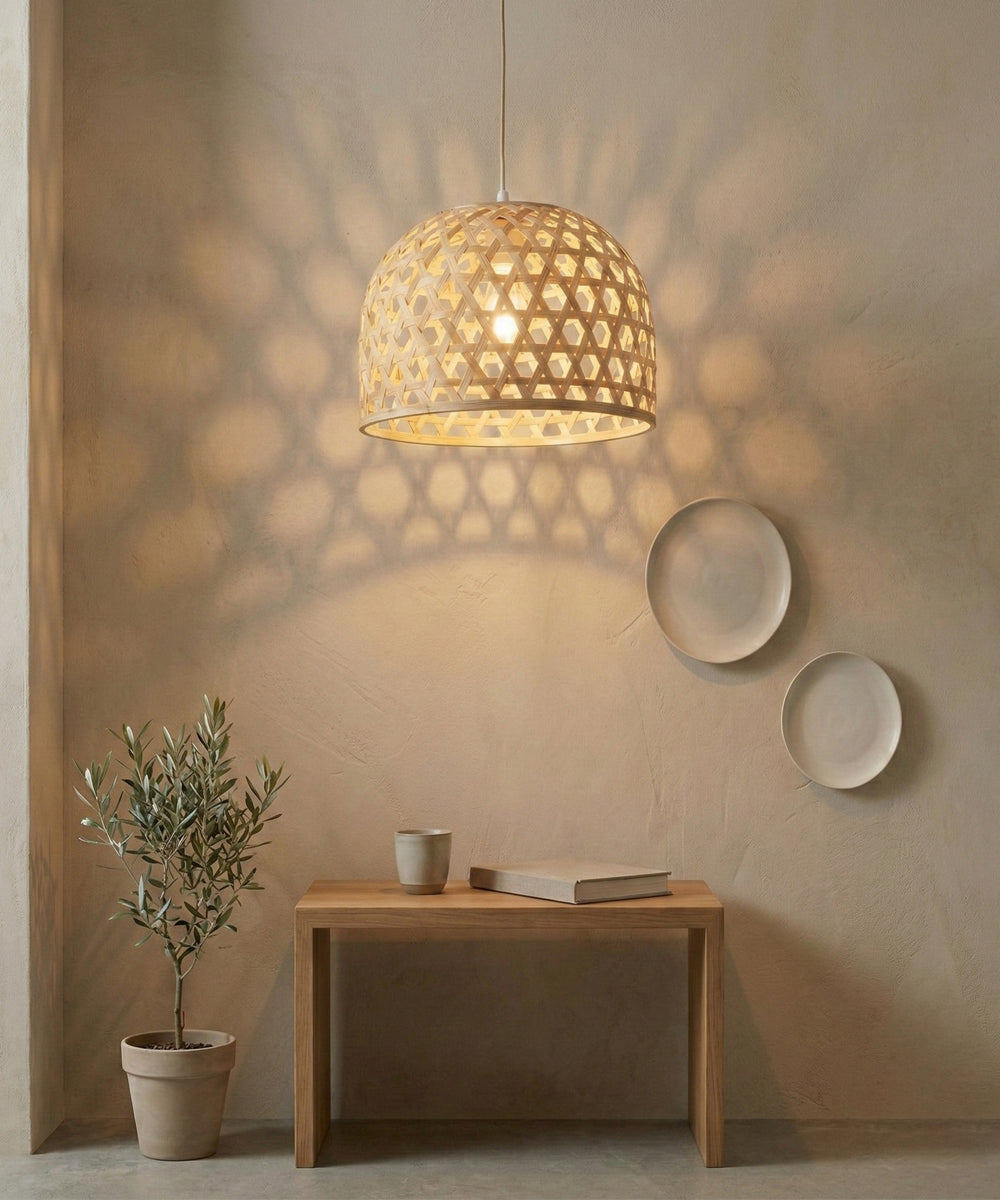 Elara Handcrafted Bamboo Lampshade