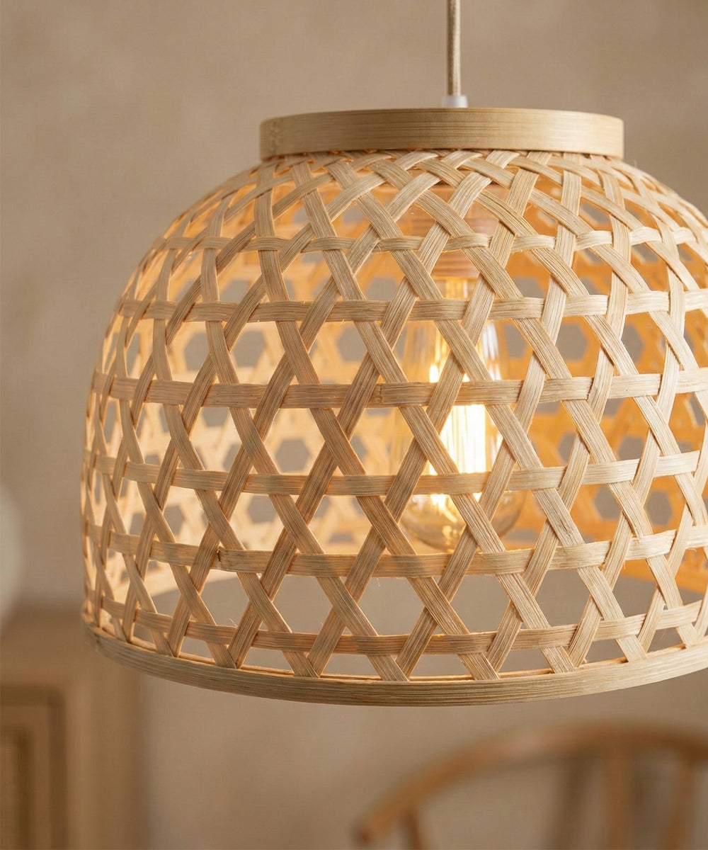 Elara Handcrafted Bamboo Lampshade