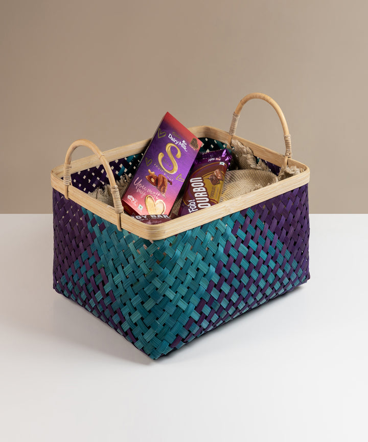 Neelaya Handcrafted Bamboo Basket - Medium
