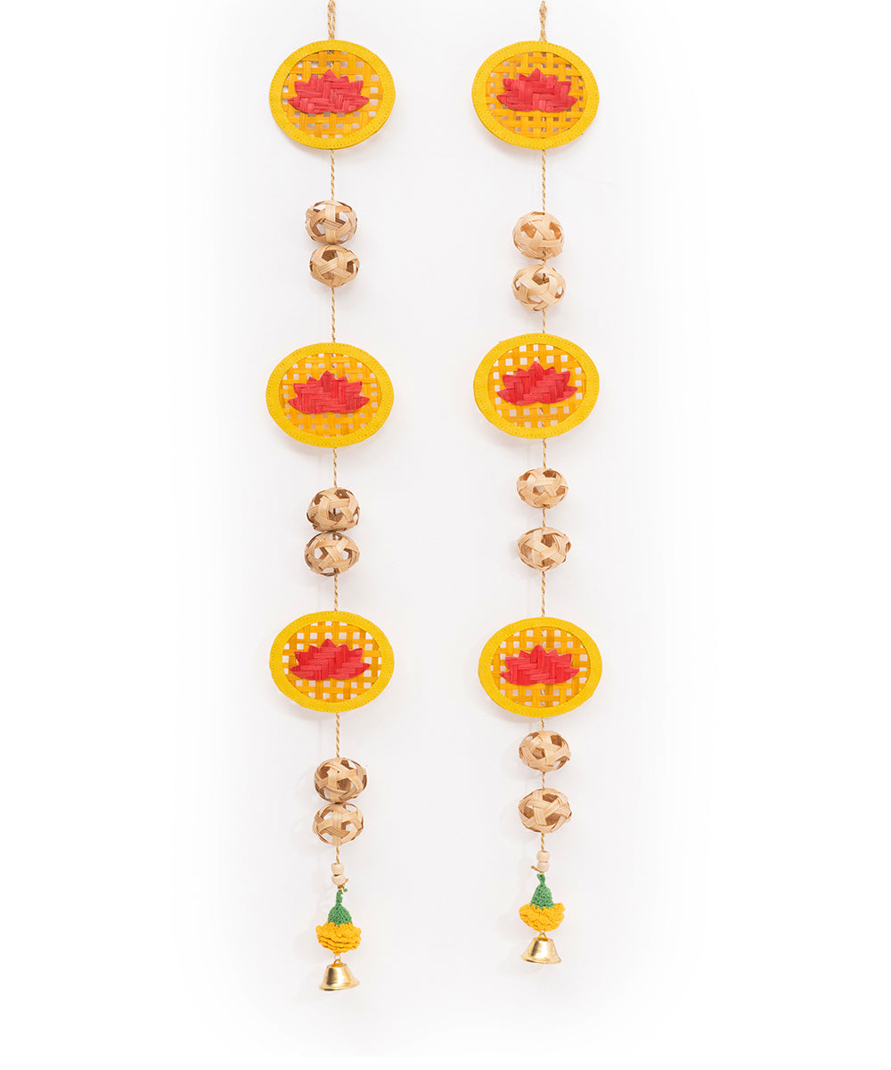 Neelkamal Handcrafted Bamboo Streamer - Set of 2