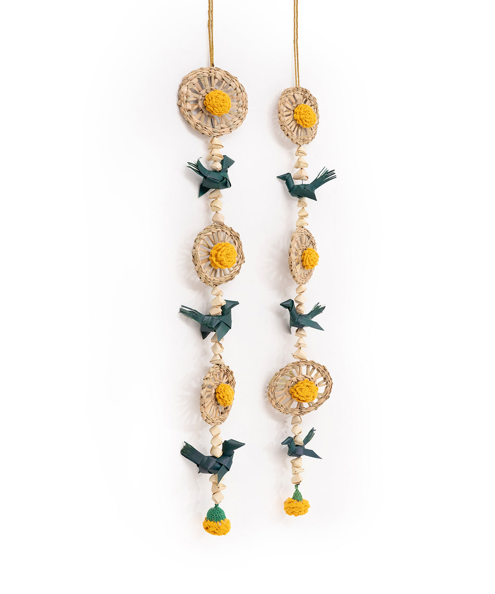 Pakshi Handcrafted Chamba Streamer - Set of 2