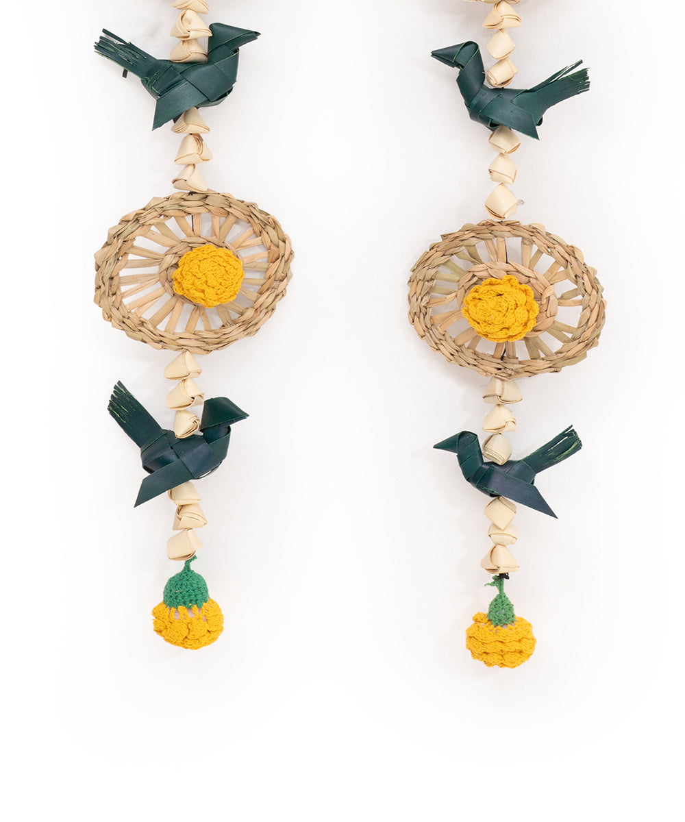 Pakshi Handcrafted Chamba Streamer - Set of 2