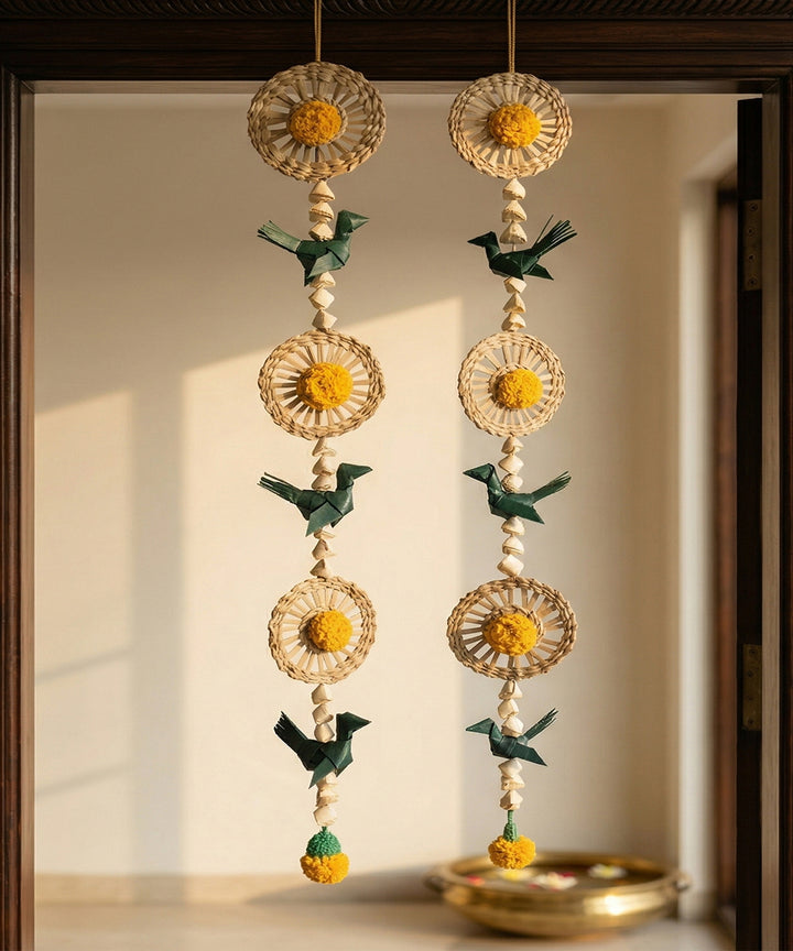 Pakshi Handcrafted Chamba Streamer - Set of 2