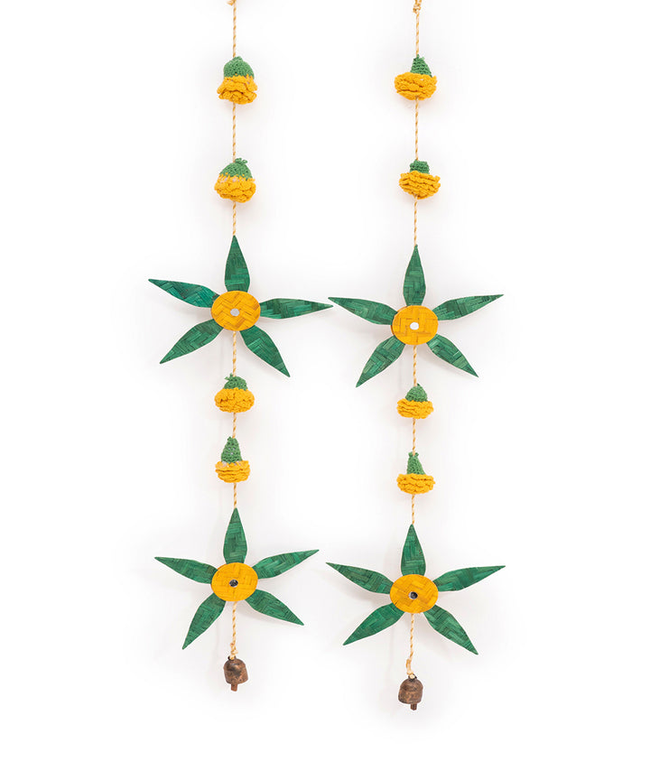 Aam Patta Handcrafted Bamboo Streamer - Set of 2