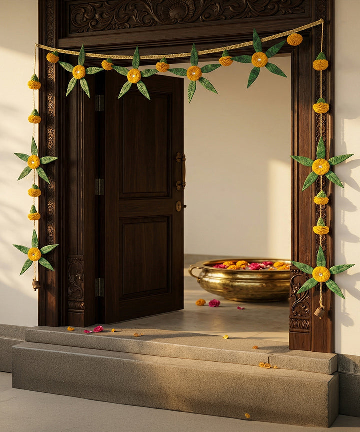 Aam Patta Handcrafted Bamboo Toran