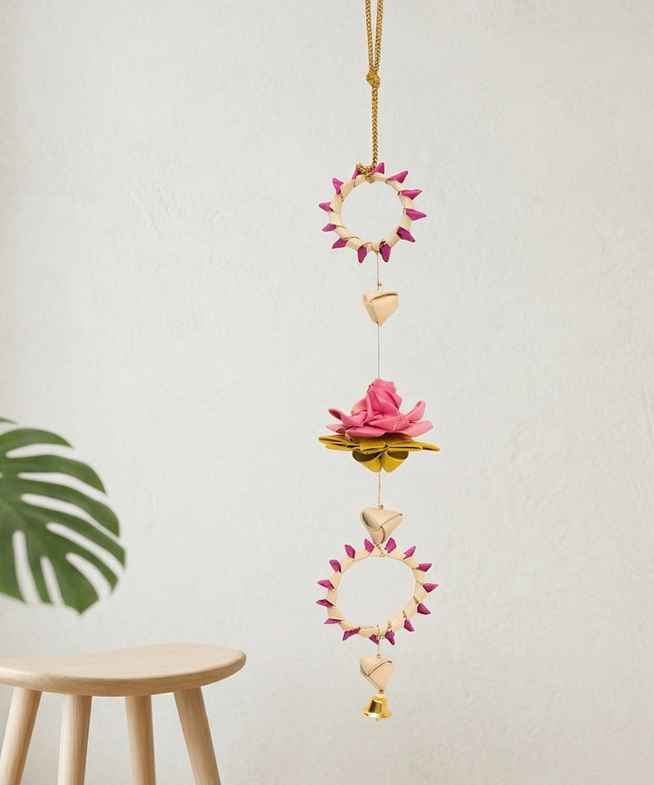Pankhuri handcrafted Palm Leaf Hanging - Set of 4