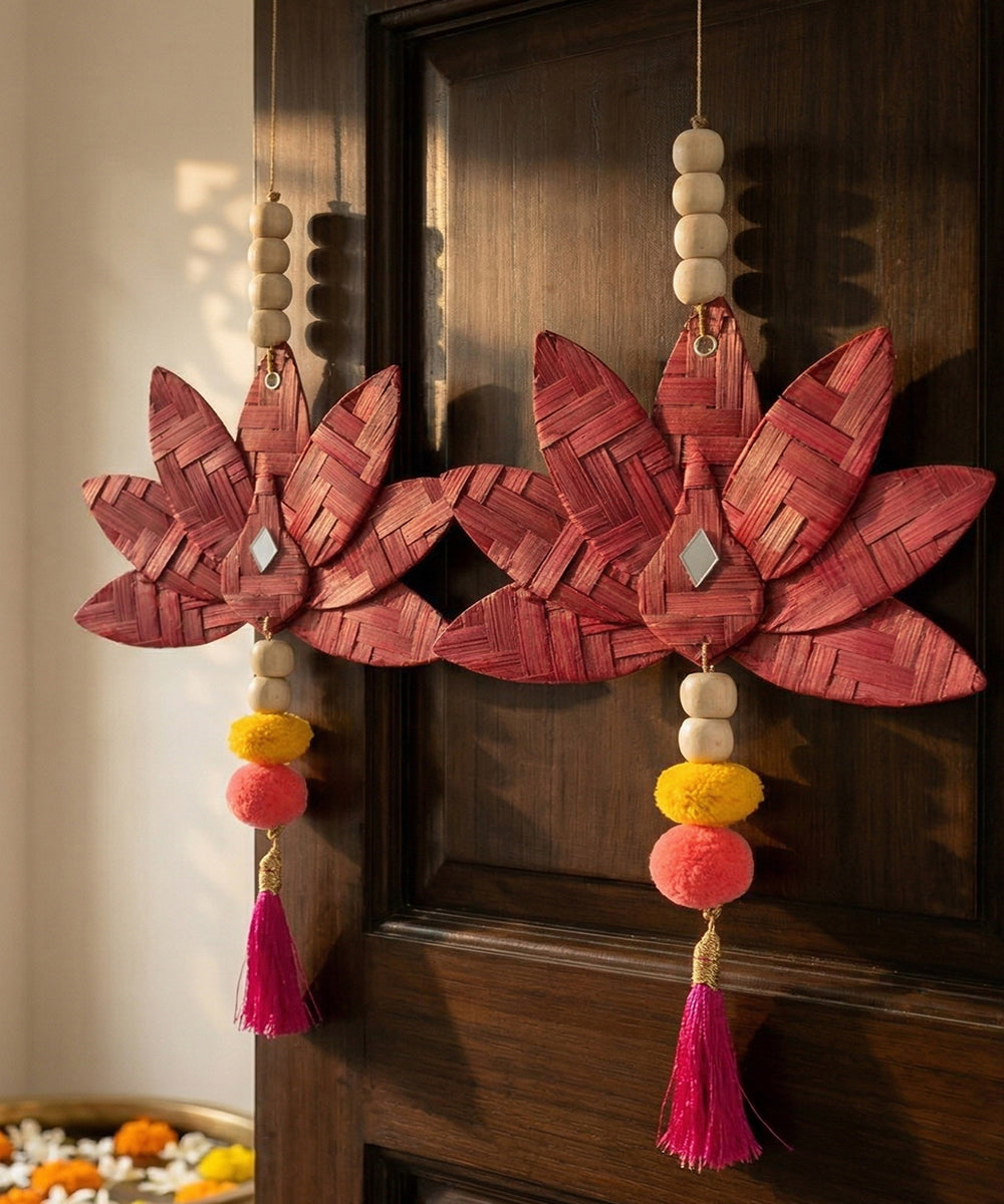 Padma Handcrafted Bamboo Hanging - Set of 2