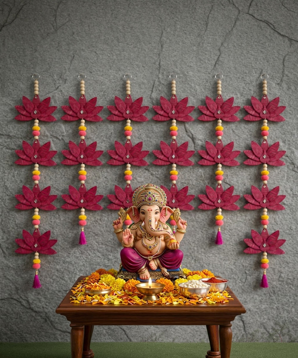Padma Handcrafted Bamboo Hanging - Set of 2