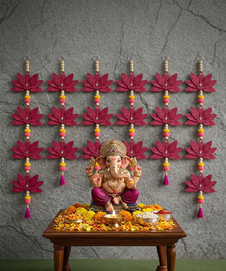 Padma Handcrafted Bamboo Hanging - Set of 2