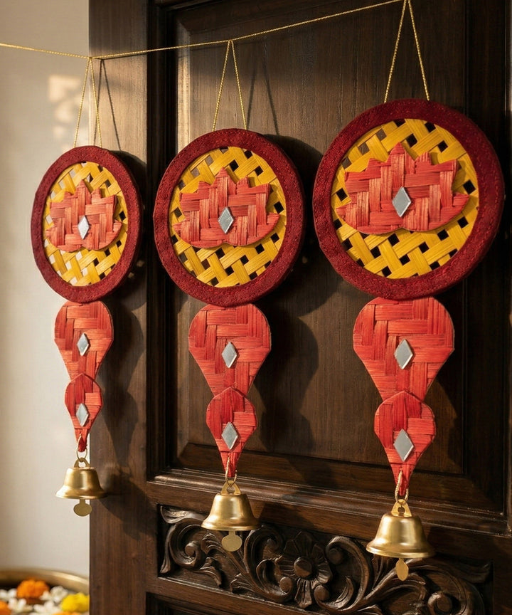 Saroj Handcrafted Bamboo Hanging- Set of 2