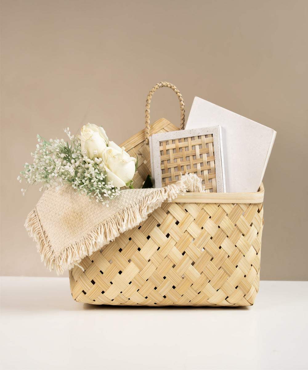 Aven Handcrafted Bamboo Basket