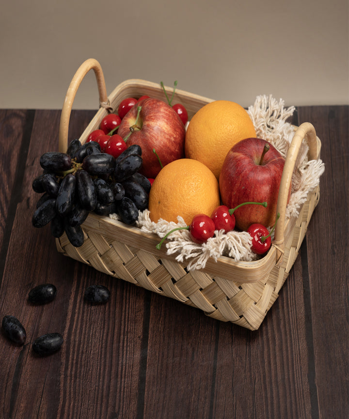 Elora Handcrafted Bamboo Basket