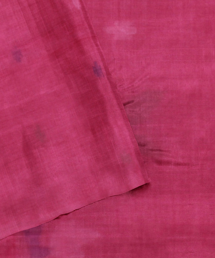 Pink multicolor handloom cotton bengal saree