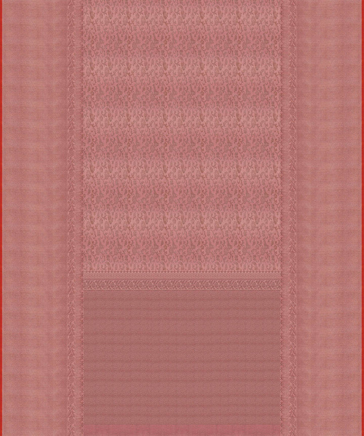 Pink handwoven kanjivaram silk saree