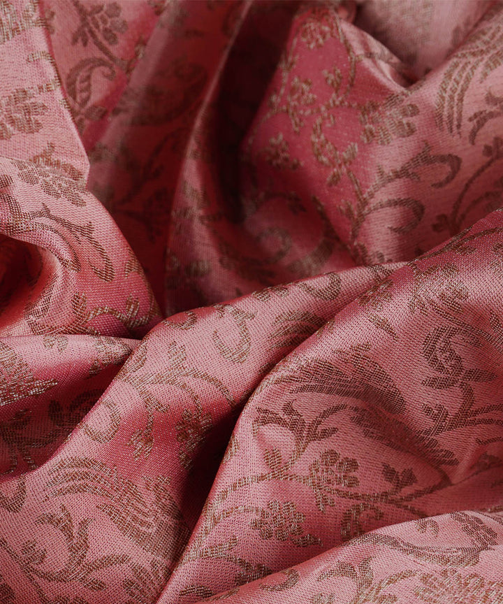 Pink handwoven kanjivaram silk saree