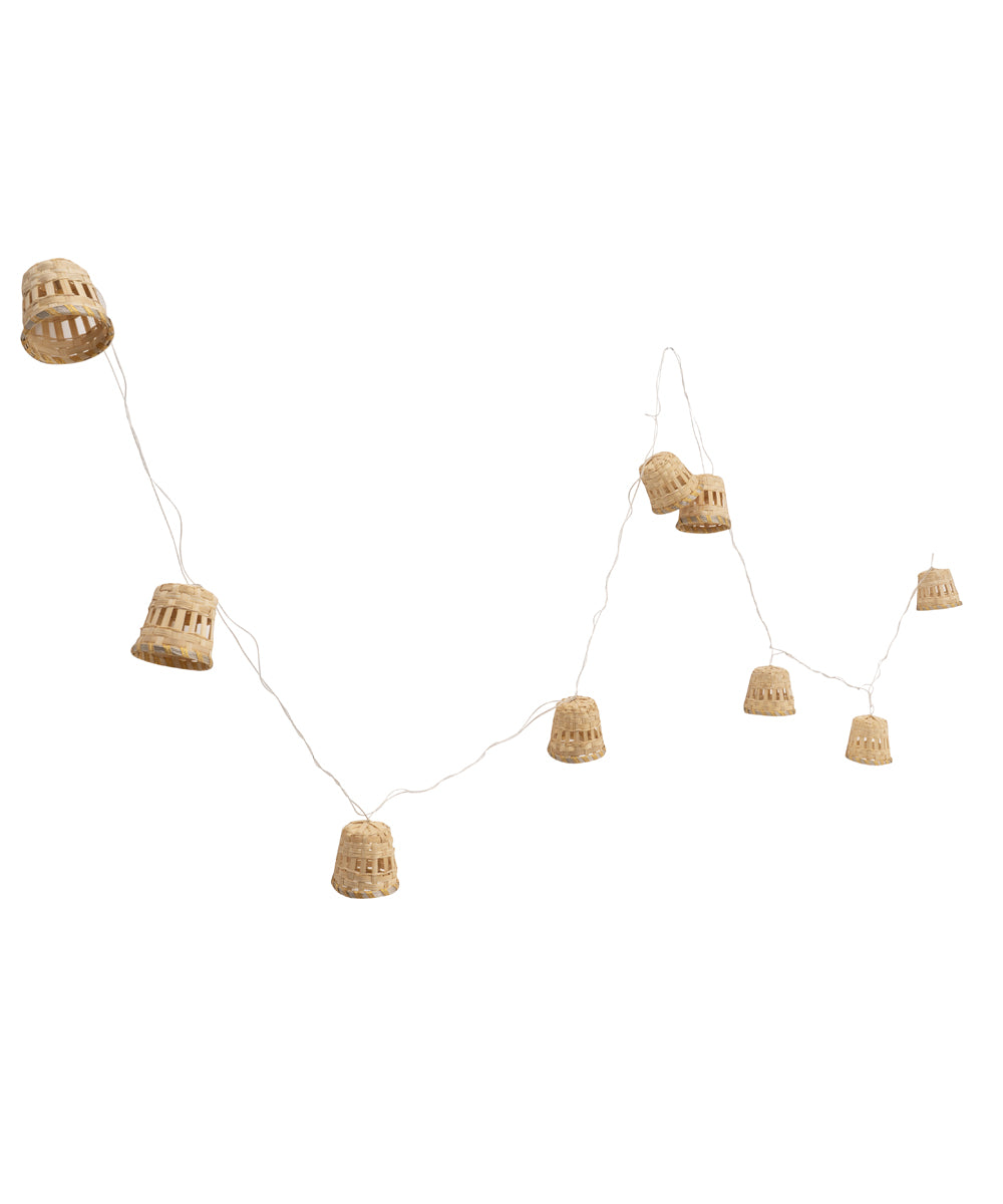 Lumina Handcrafted Bamboo String Light