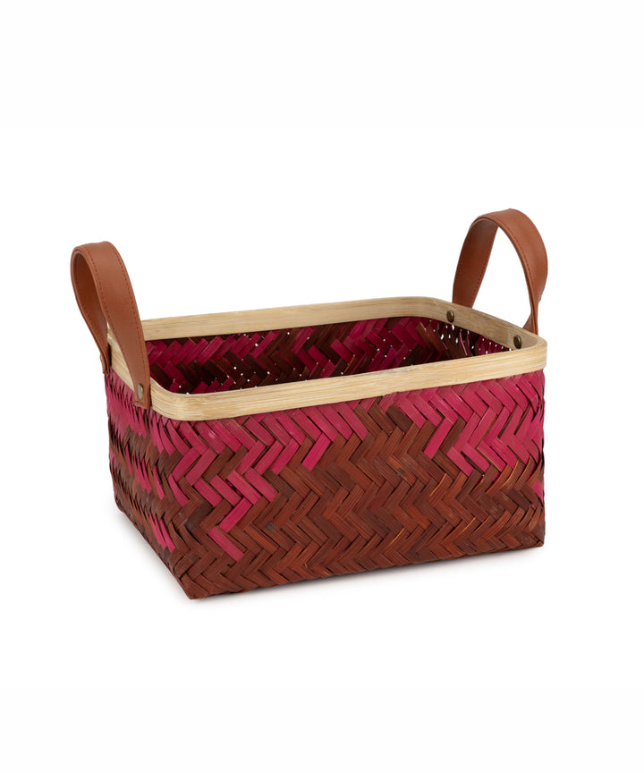 Blush Handcrafted Bamboo Tray - Set of 2