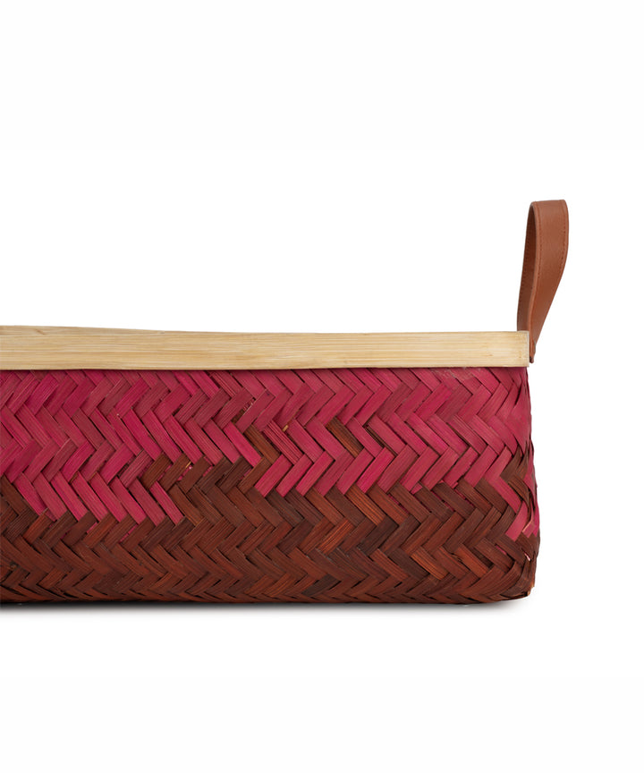 Blush Handcrafted Bamboo Tray - Set of 2
