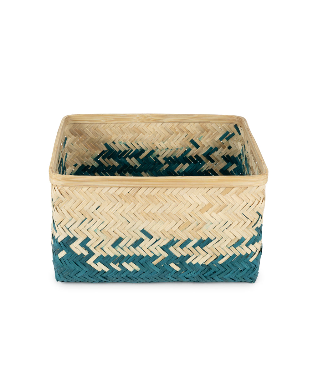 Pearl Handcrafted Bamboo Tray - Set of 2