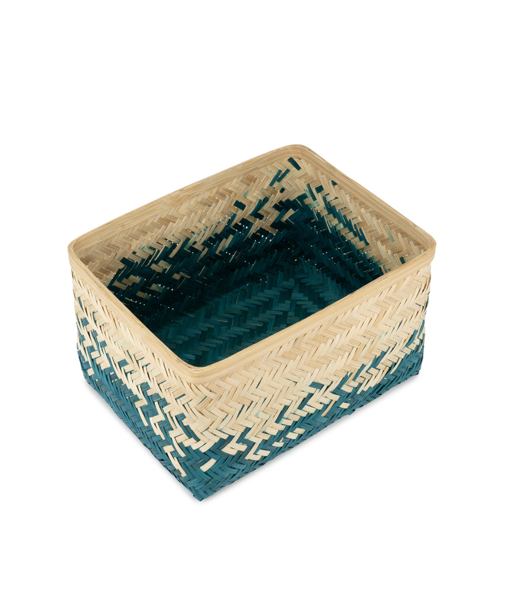 Pearl Handcrafted Bamboo Tray - Set of 2