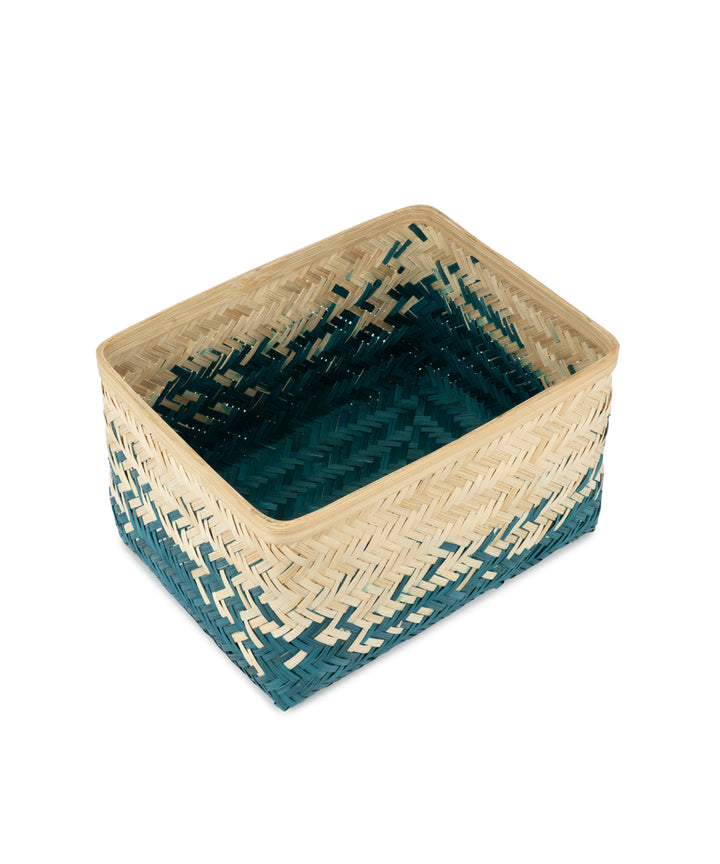 Pearl Handcrafted Bamboo Tray - Set of 2