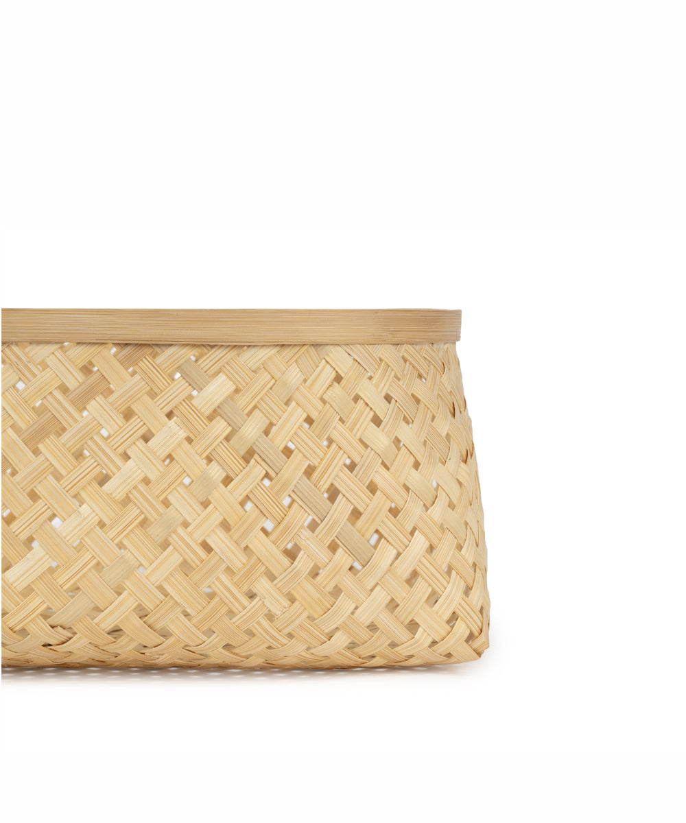 Elia Handcrafted Bamboo Basket - Setr of 2