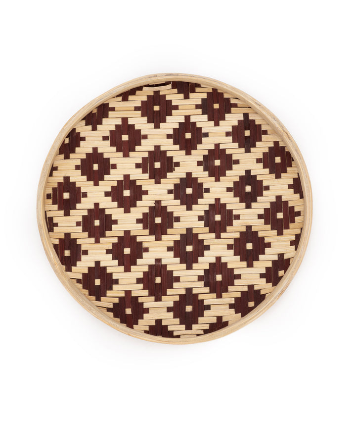 Elda Handcrafted Bamboo Wall Plate - Set of 3