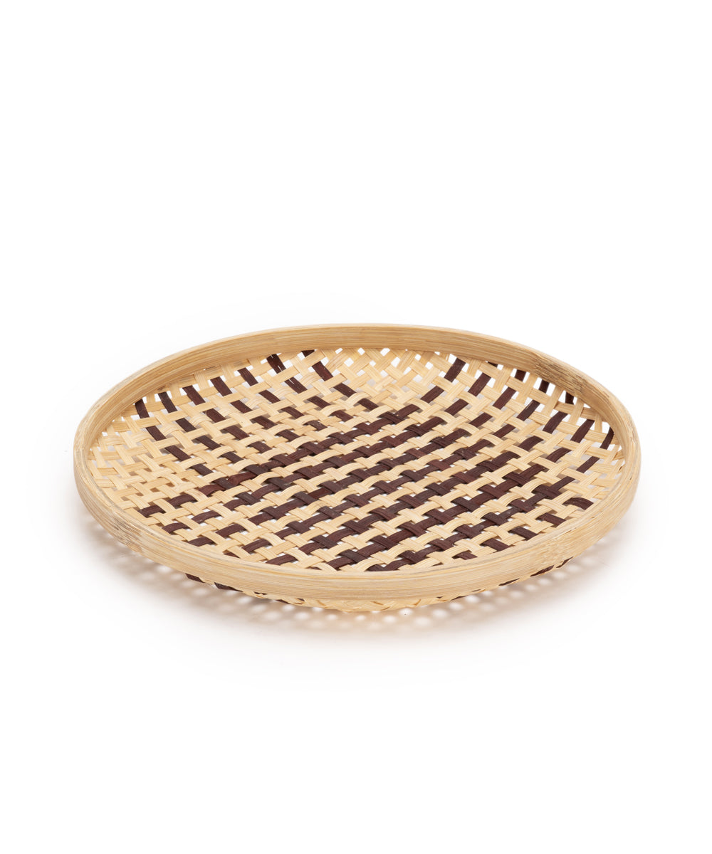 Rilo Handcrafted Bamboo Wall Plate - Set of 3