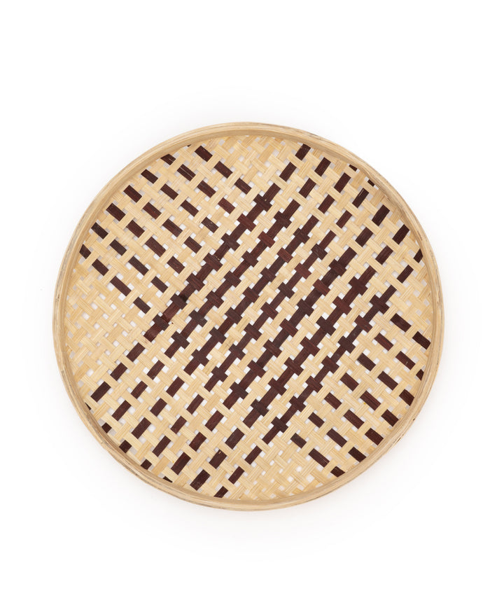Rilo Handcrafted Bamboo Wall Plate - Set of 3