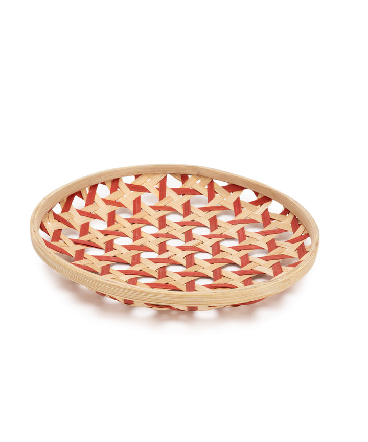 Kivo Handcrafted Bamboo Wall Plate - Set of 3