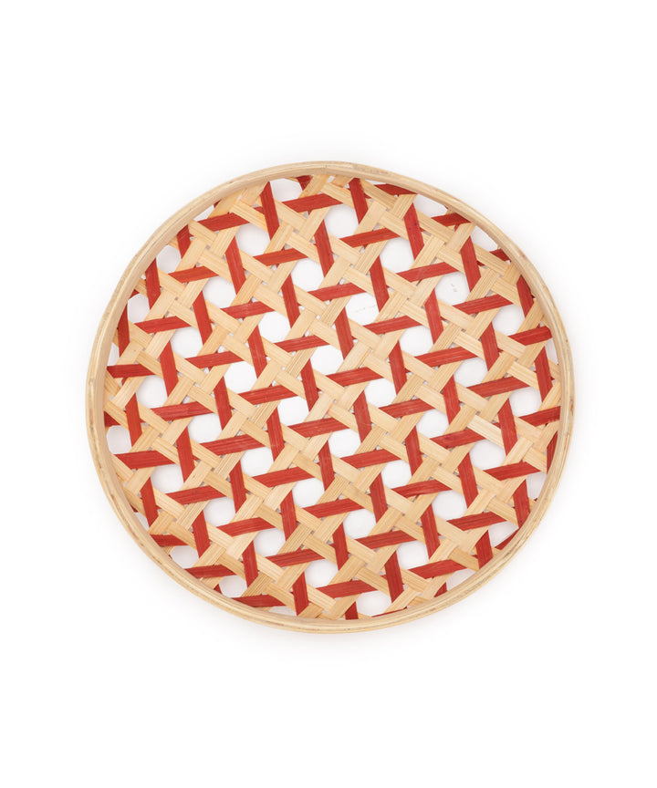 Kivo Handcrafted Bamboo Wall Plate - Set of 3