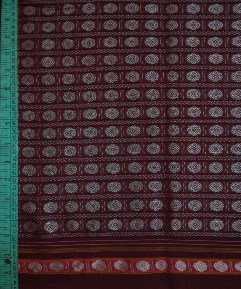 Pink silver maroon handwoven cotton art silk khana blouse fabric