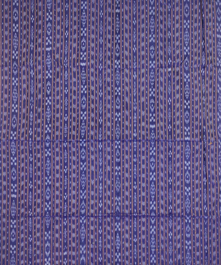 2.5m Navy blue handloom cotton nuapatna kurta material