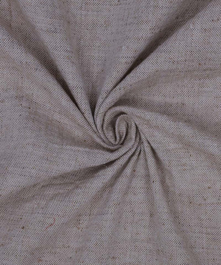 Brown handwoven kala cotton fabric