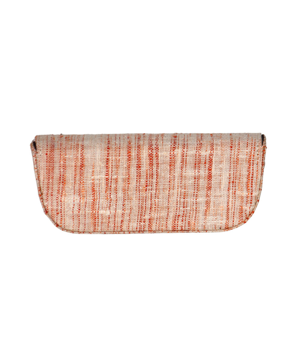 Peach cotton handloom khadi sun glass cover